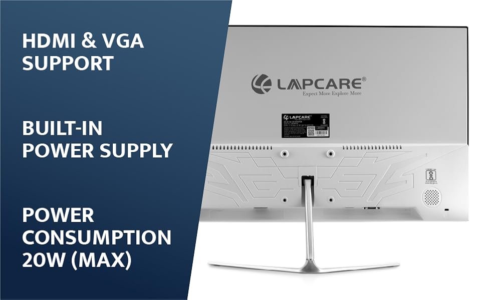 [IC7397] Monitor Lapcare Led LM22WHD IPS Vga Hdmi (3Y) [ 22'']