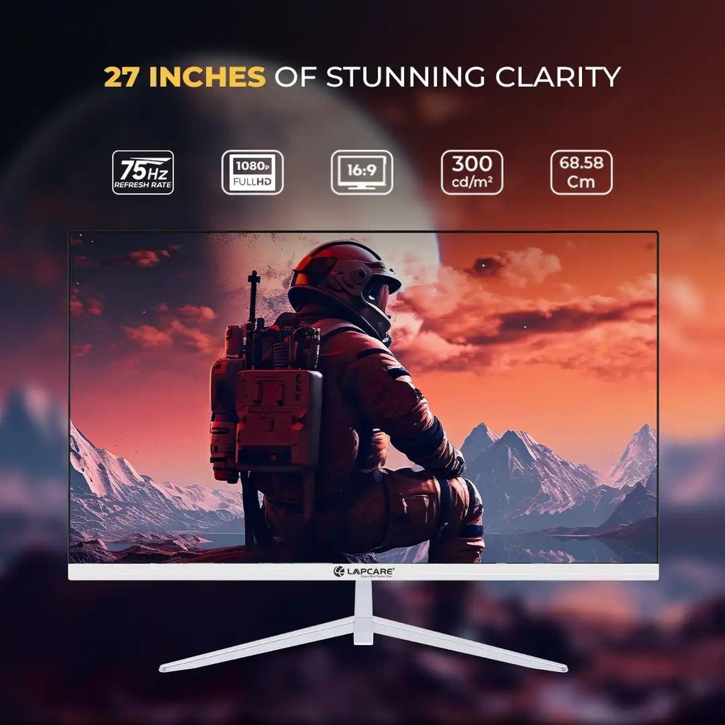 [IC9182] Monitor Lapcare LM27GMWSP  Vga+Hdmi+Spk [27'' ]