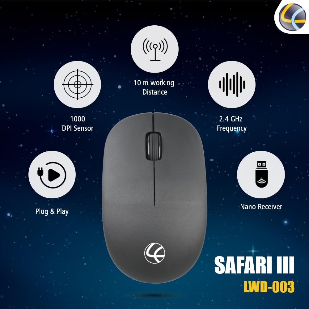 [IC7078] Mouse Lapcare Safari III WL Lwm-003