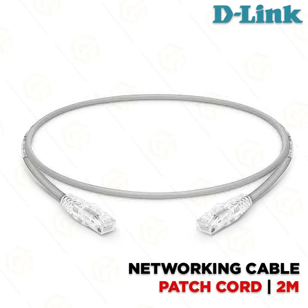 [IC8527] Patch Cord 2 Mtr Dlink Cat6 Cable (Yellow )