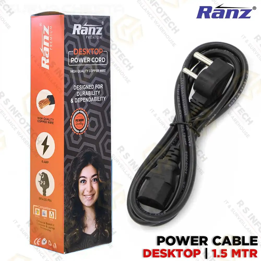 Power Cable 1.5Mtr Desktop Rich Sprint