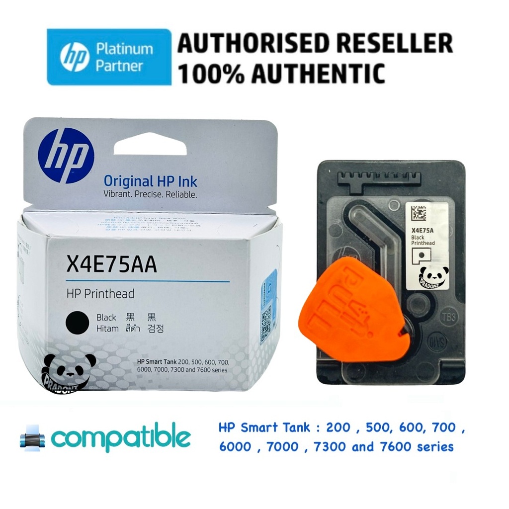 [IC8053] Printer Head HP X4E75AA  For Smart Tank 516 Black