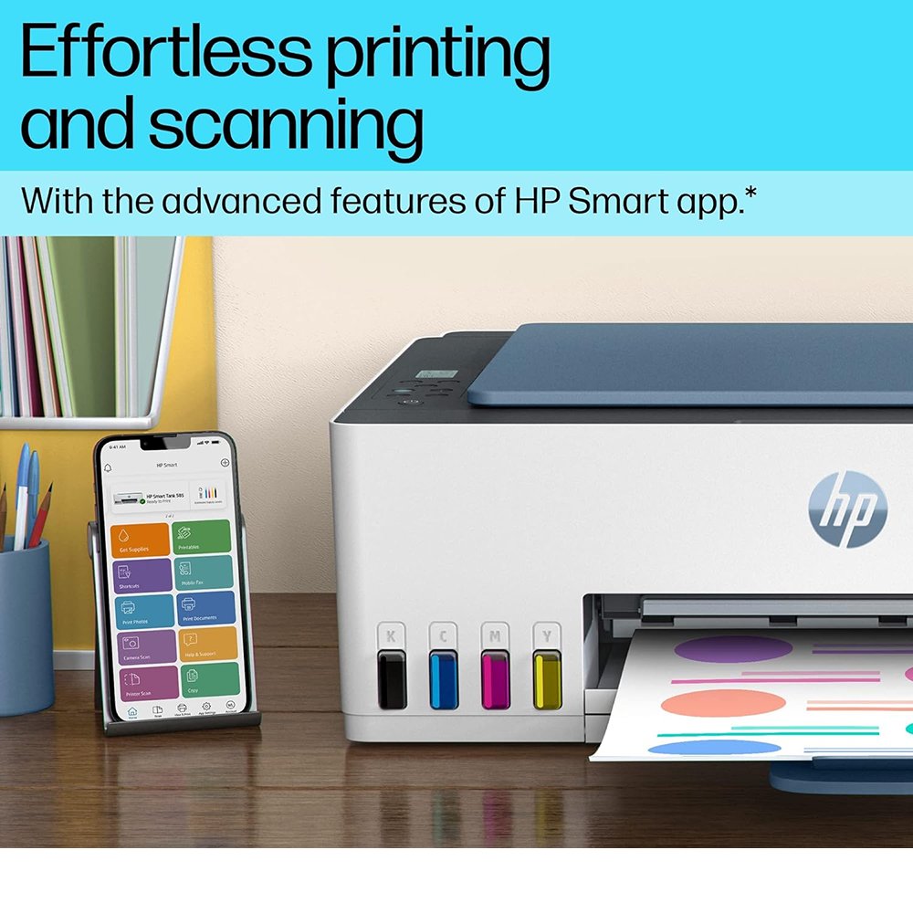 [IC7444] Printer HP 585 AIO Wifi