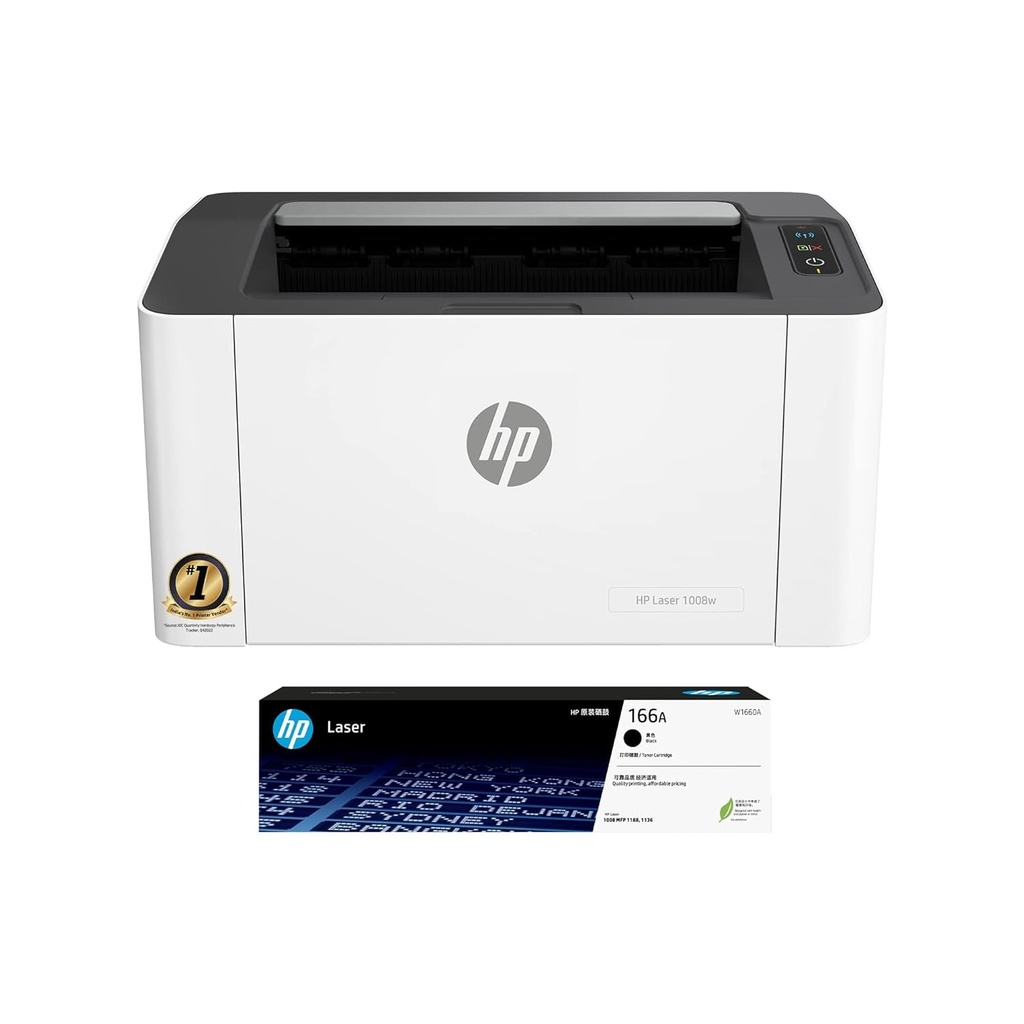 [IC7681] Printer HP Laserjet 1008W [166A Black ]
